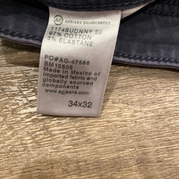 AG Adriano Goldschmeid The Graduate Tailored Leg Jean 34x32 - Picture 6 of 7